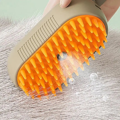 Cat Steam Brush Steamy Dog Brush 3 in 1 Electric Spray Cat Hair Brushes for Massage Pet Grooming Comb Hair Removal Combs