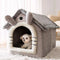 Removable Top Brown Pet House